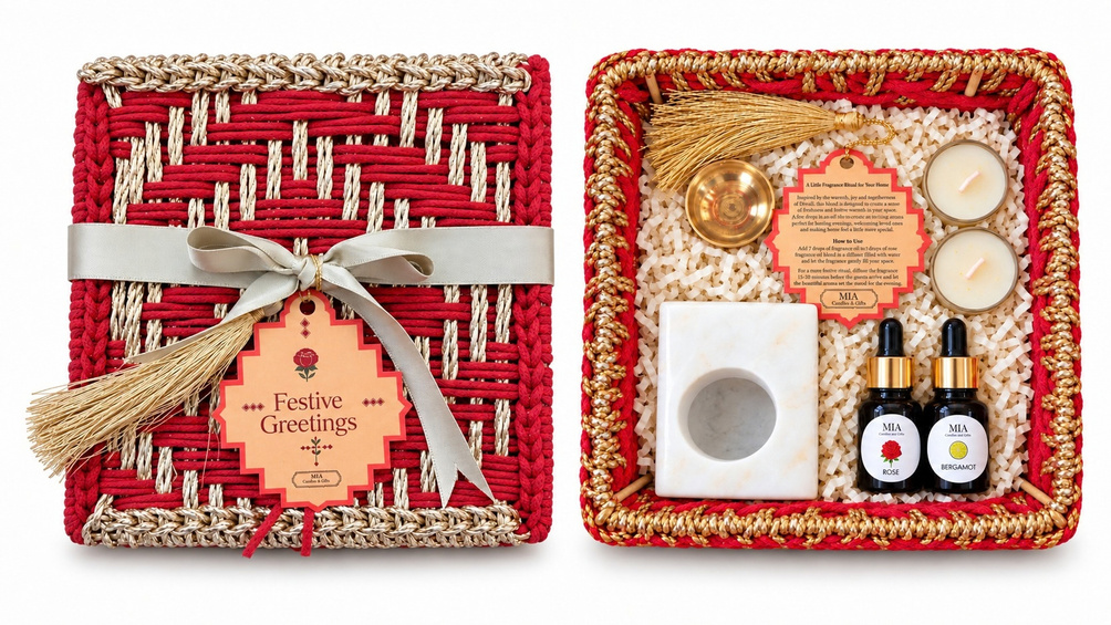 Rose & Bergamot gift set from MIA’s Diwali catalogue