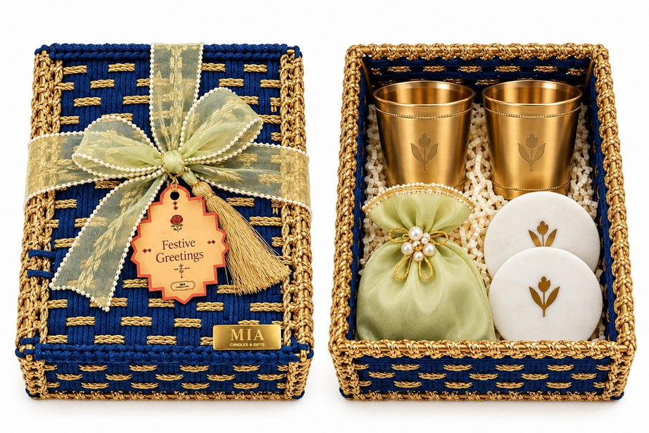 Tumblers & Coasters gift set from MIA’s Diwali catalogue